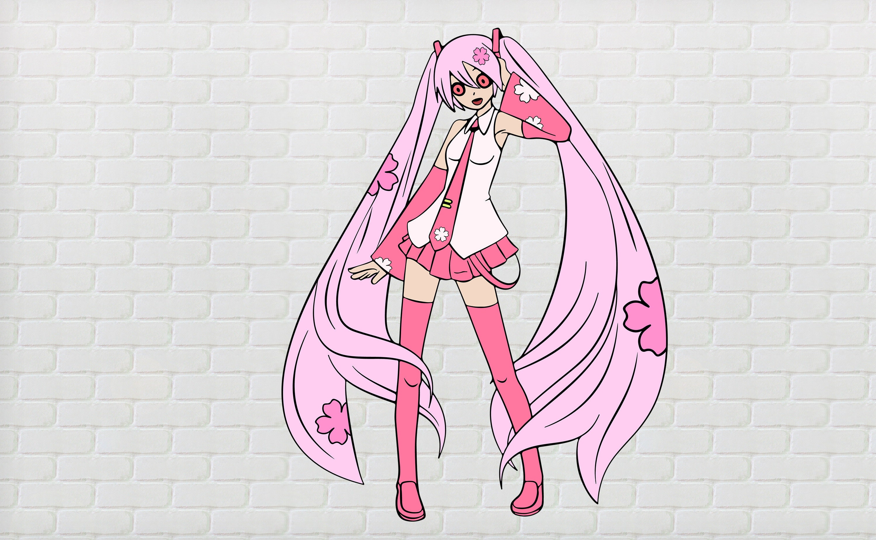 Download Sakura Taito svg Cricut Silhoutte Cut File Anime Vocaloid | Etsy