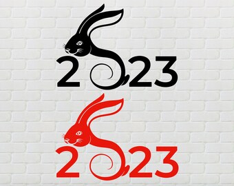 New Year 2023 Svg - Etsy