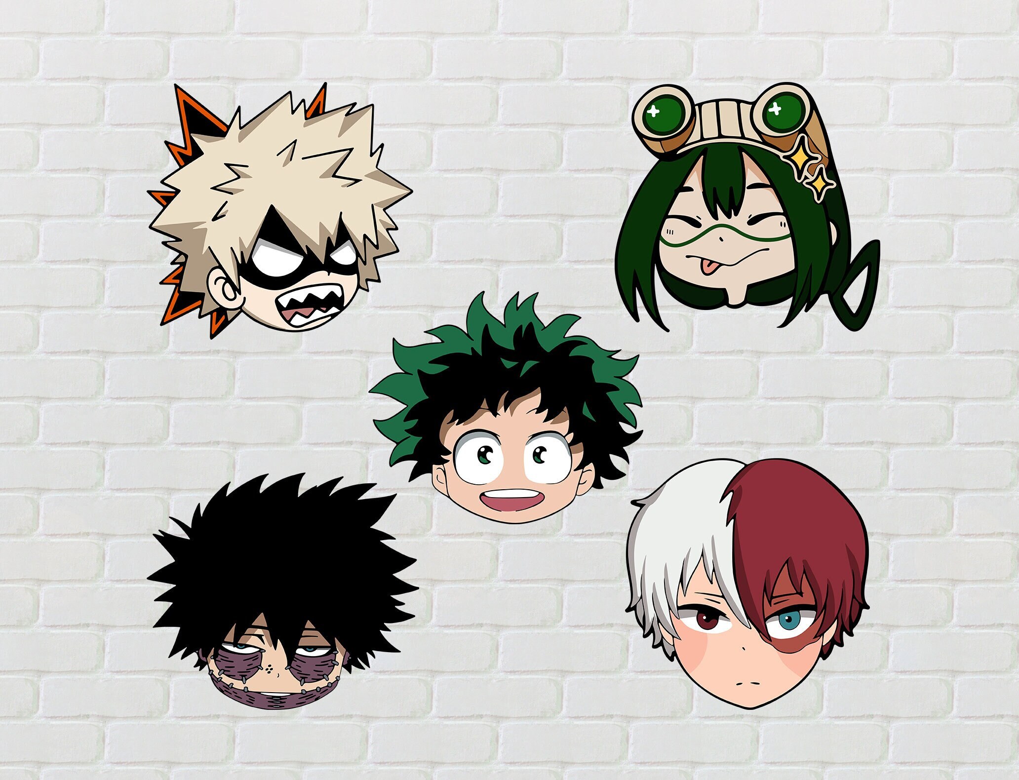 Bundle 5 Layered Art by Color Anime SVG Japanese Manga - Etsy New Zealand