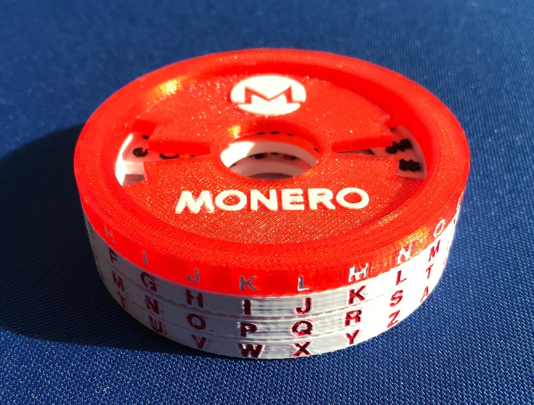 Sphinxgadget Password Manager - Monero White on Red Inverse Edition - Etsy