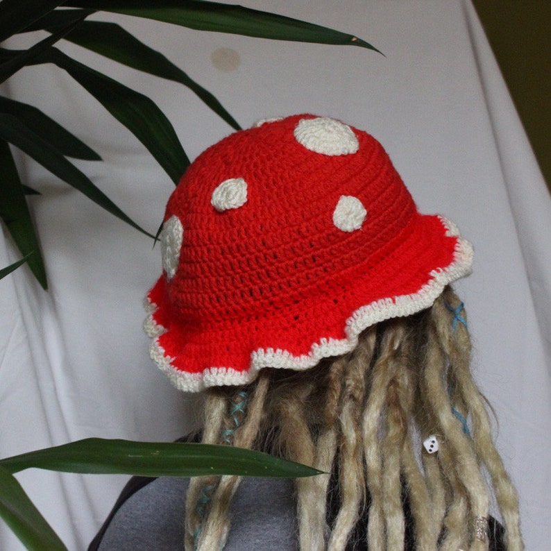 Mushroom Bucket Hat Etsy