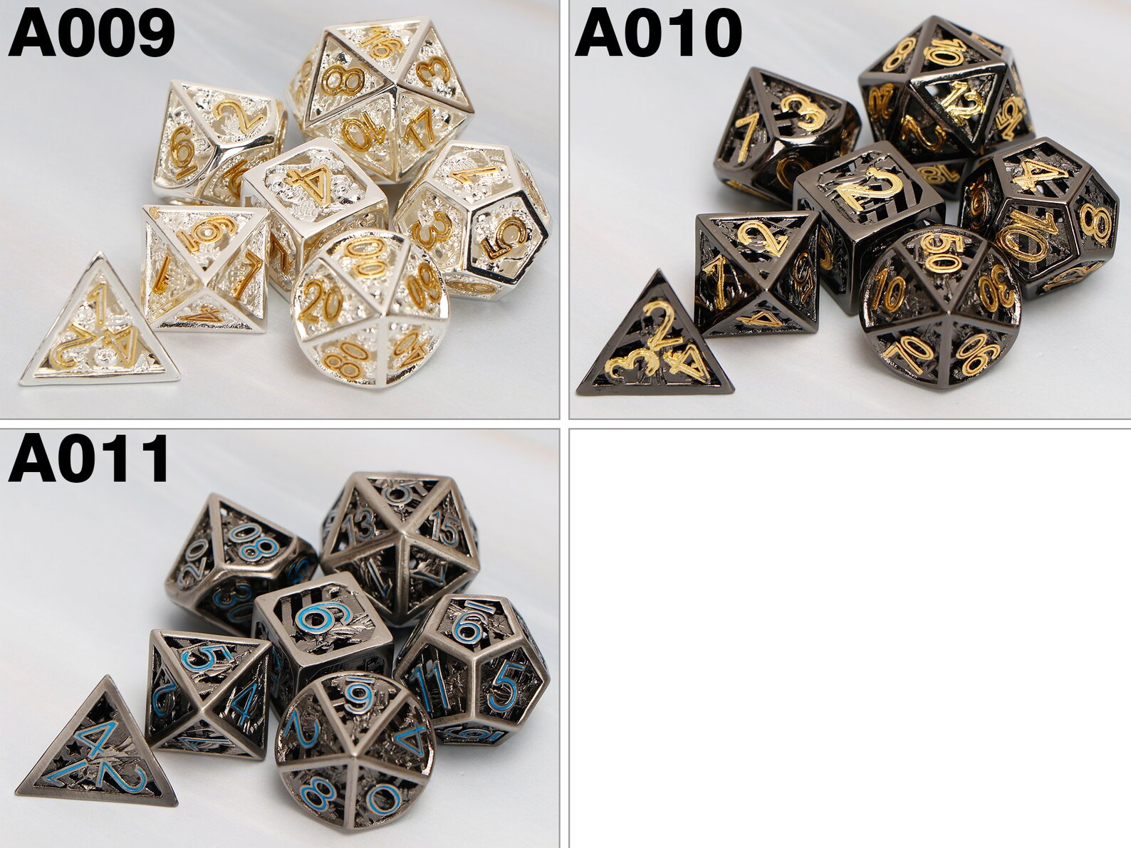 Hollow Dnd Dice Set / Dnd Dice Set / Polyhedral Dice Set / Rpg Etsy