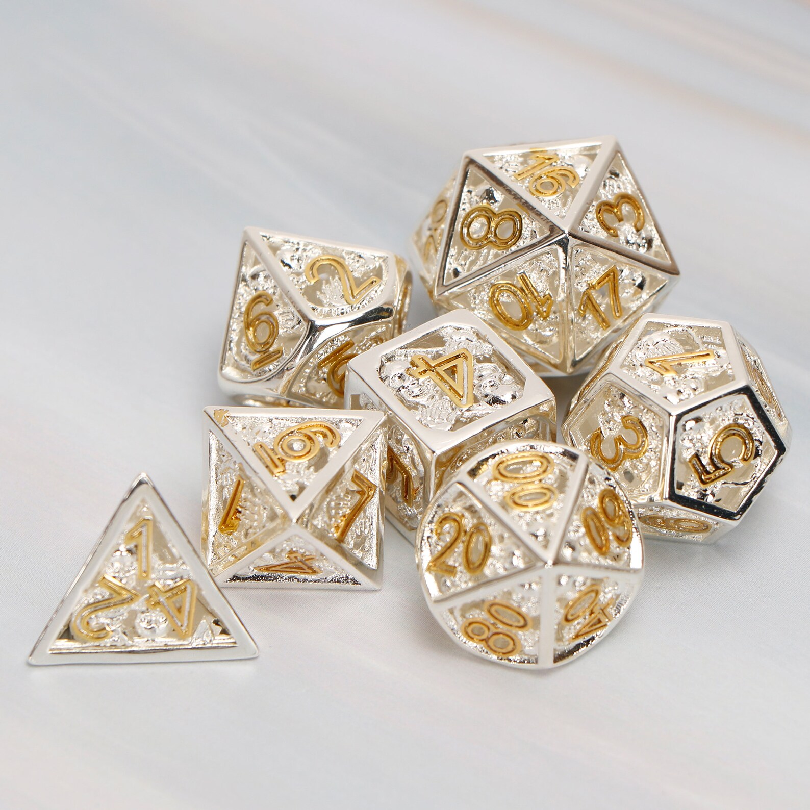 Hollow Dnd Dice Set / Dnd Dice Set / Polyhedral Dice Set / Rpg Etsy