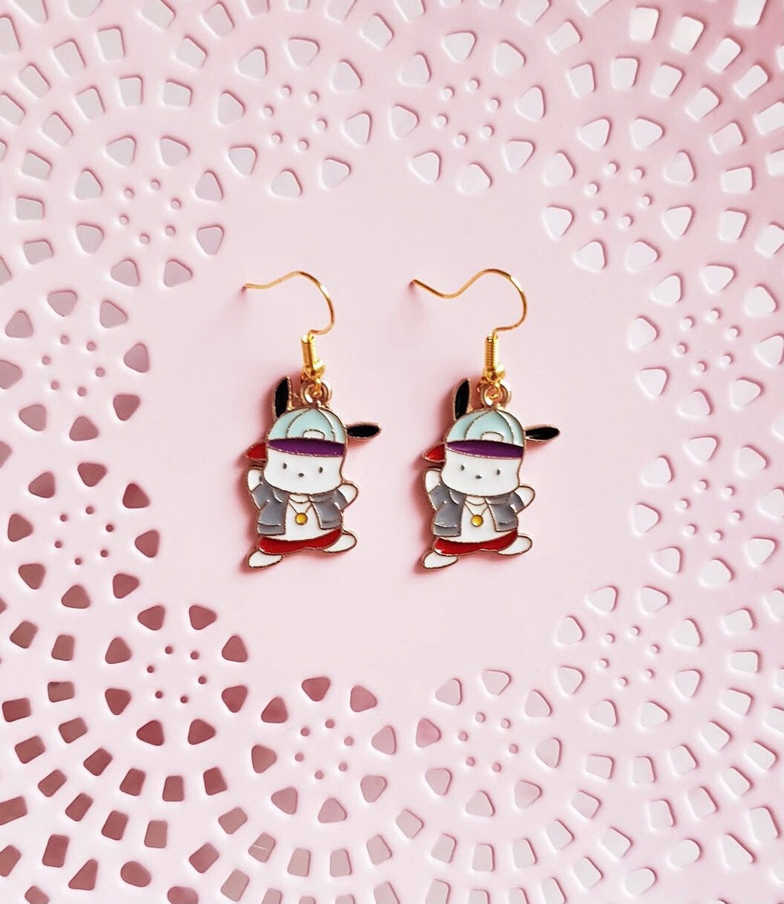 Kawaii earrings anime earrings kawaii earrings dangle Etsy