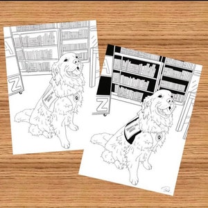 Custom Coloring Page (digital file)