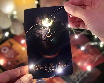 Affirmation deck | Cards deck | Affirmation deck | Letters to the Universe | Positive Quotes cards | Self Care Quotes | Law of Attraction