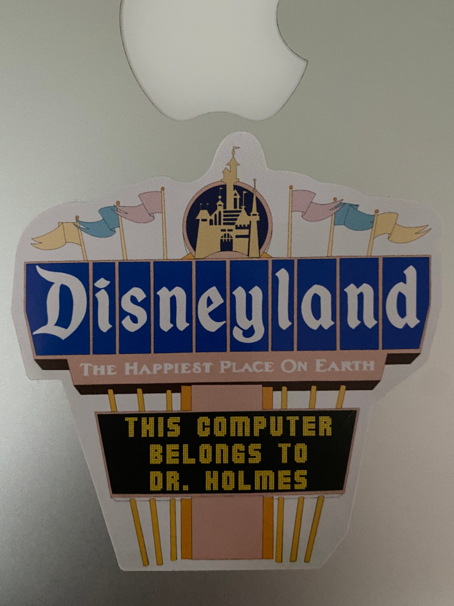 Disneyland Marquee Stickers Personalized Etsy