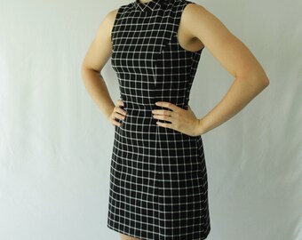 h and m tartan dress