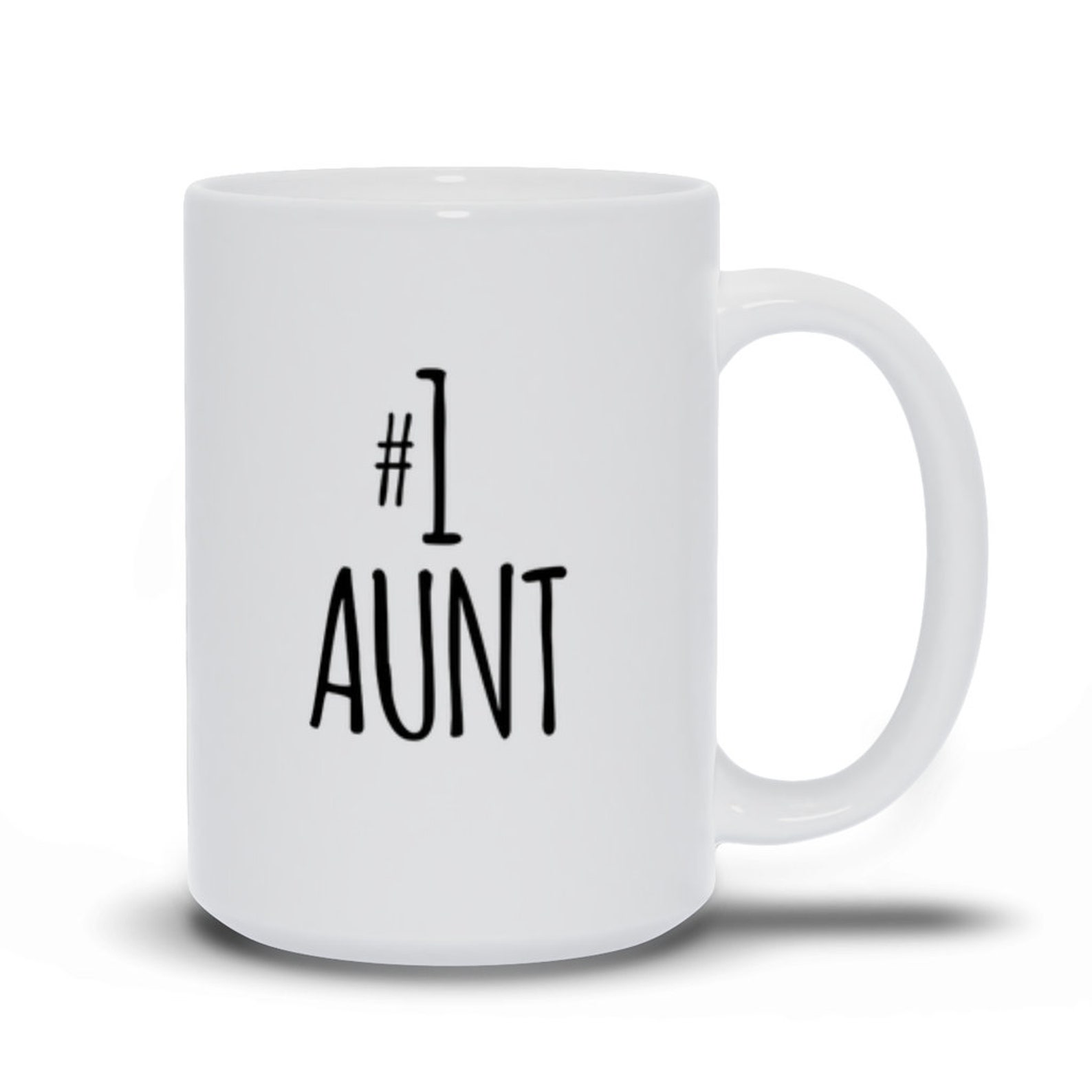 Number One Aunt Mug Best Aunt Coffee Mug Gift For Aunt 1 Etsy