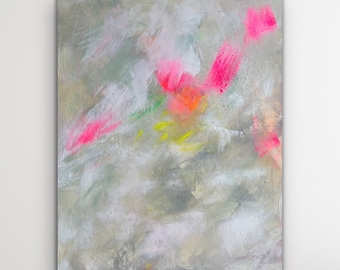 Abstraktes Bild | Große abstrakte Malerei | Abstrakte Kunst | Bild 80x100 | Wanddeko | Leinwand | Gemälde | Groß & abstrakt | modern | grey