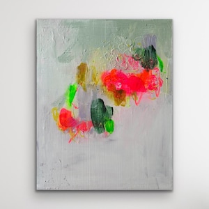 Abstract picture | Abstract art | Colorful abstract painting | 40x50 | Pink sage picture | Acrylic paintings | Acrylic on canvas |