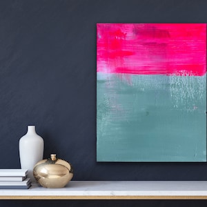 Abstract image | Abstract Art | Colorful abstract painting | 40x50 | Pink Sage Image | Acrylic paintings | Acrylic on canvas |