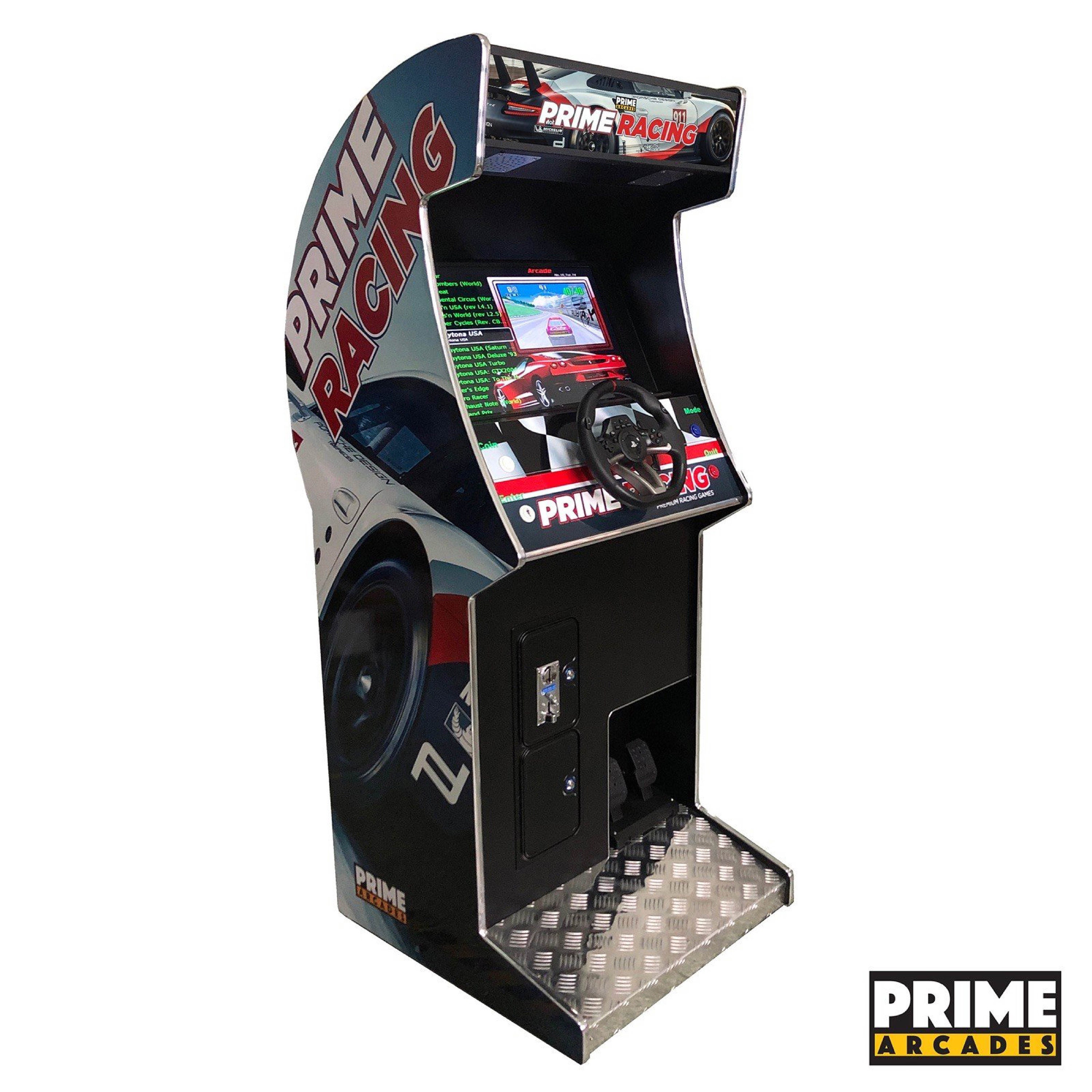 Custom Upright Racing Arcade Machine with 107 Games Etsy