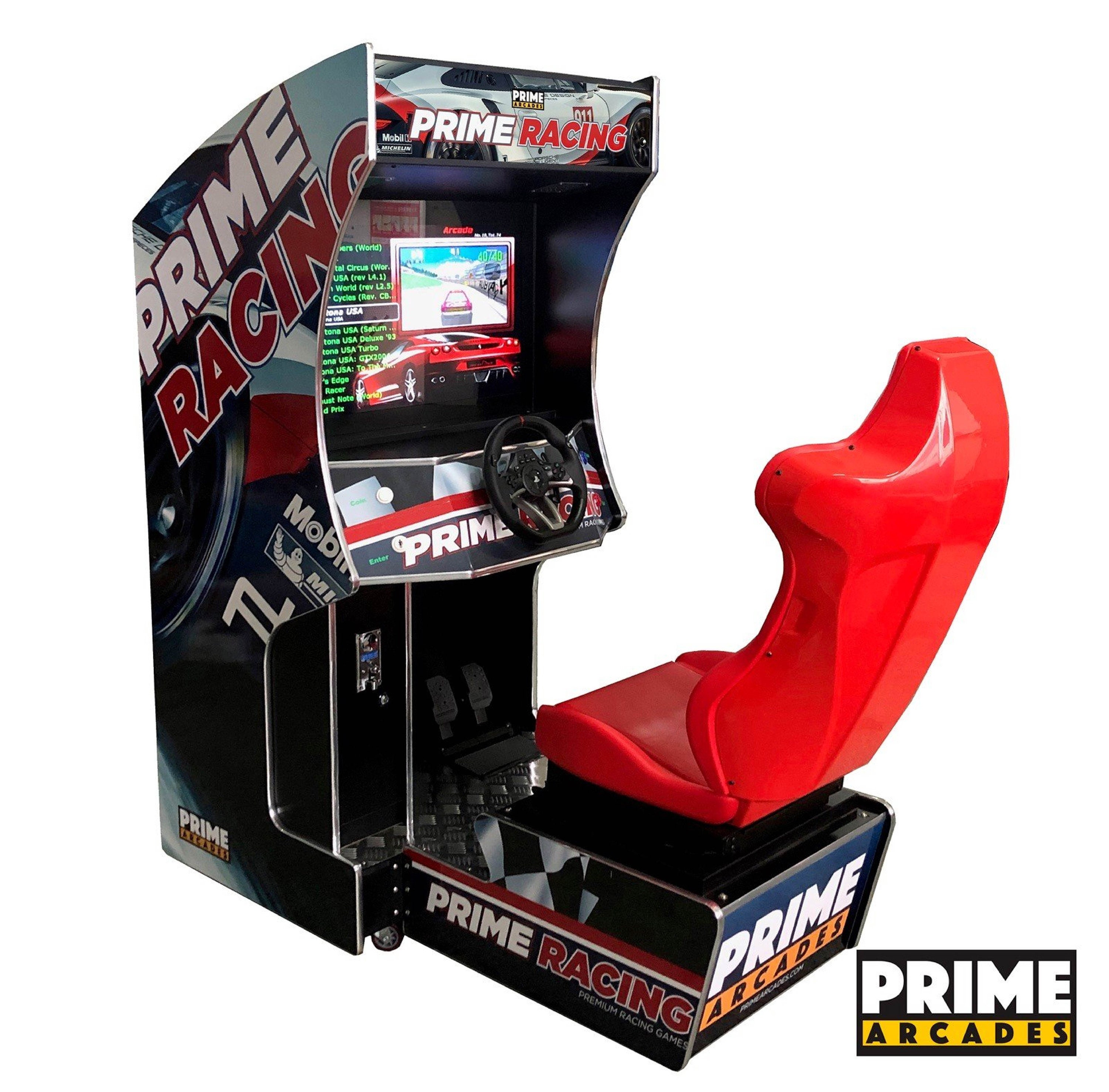 Custom Racing Arcade Machine with 107 Games with Racing Seat Etsy