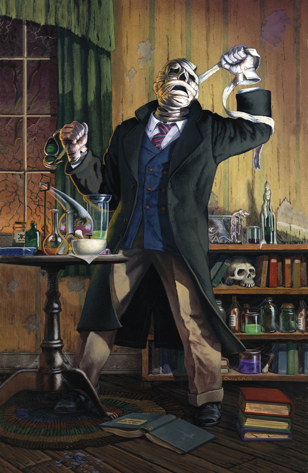 H.G. Wells' THE INVISIBLE MAN Moebius Model Box Art - Etsy