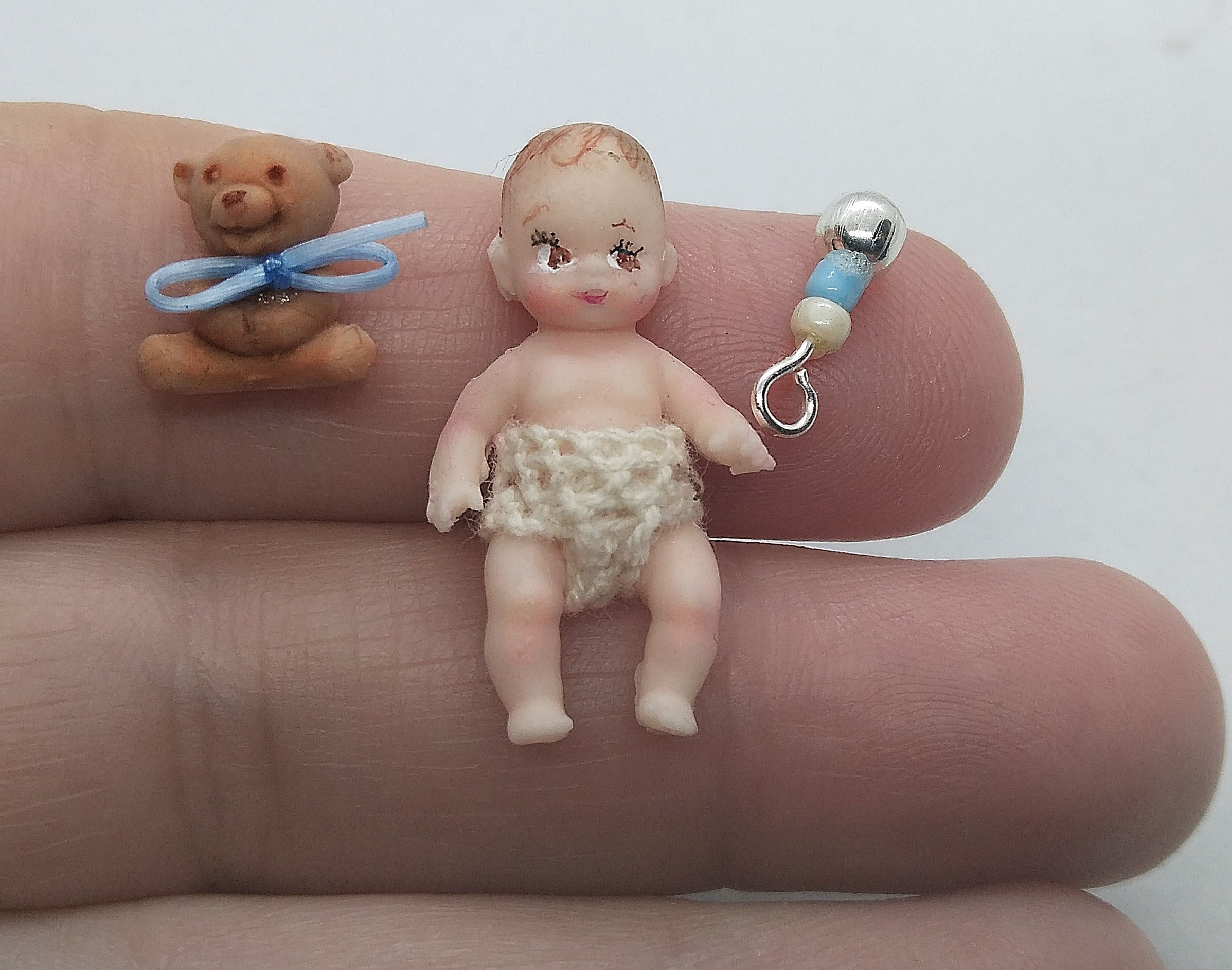 Baby Puppe Schnuller Fütterung Kinderzimmer Dollhouse Geschenk Spielzeug G4MFCBV 