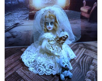 Melody Jane Casa Delle Bambole Strega Pozione Segni In Miniatura Halloween Negozio Decorazione Scala 1:12 - Foto 6