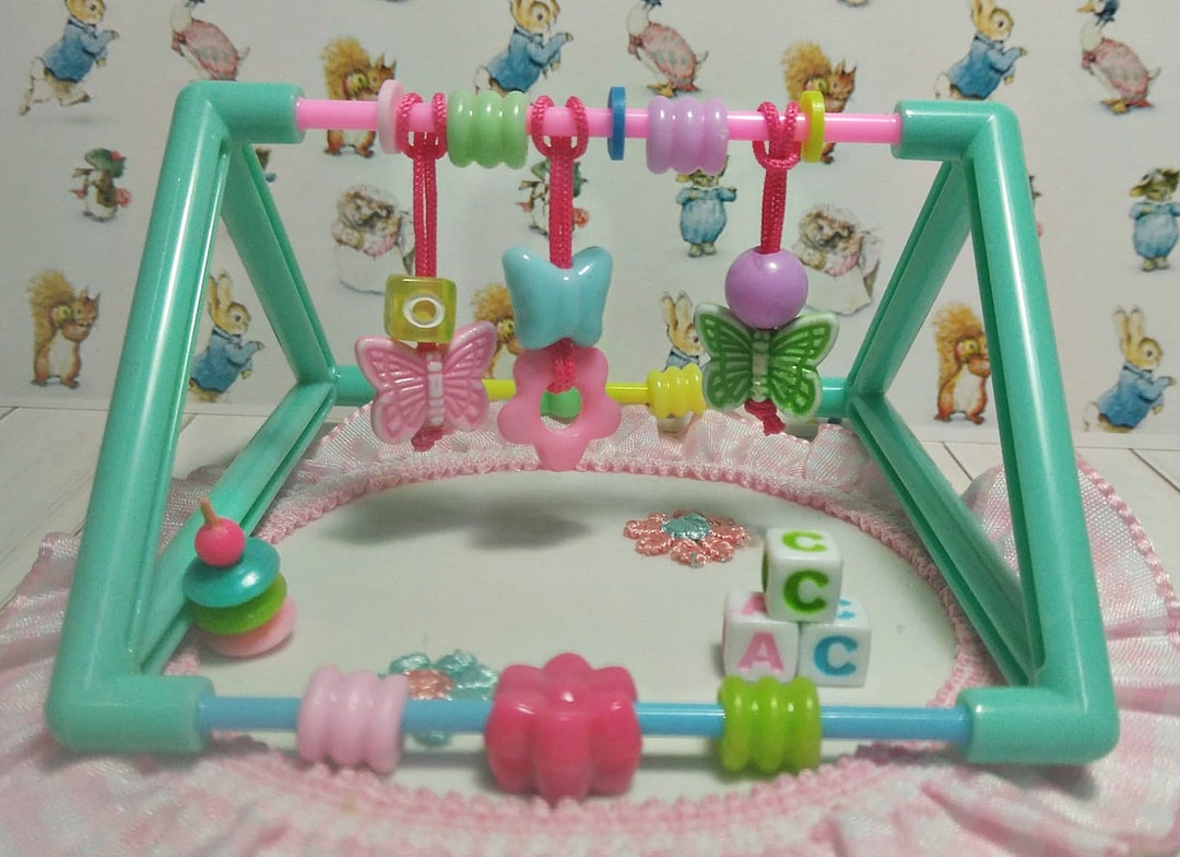 Dollhouse Baby Play Center, 112 Miniature Baby Gym, Dollhouse Toys