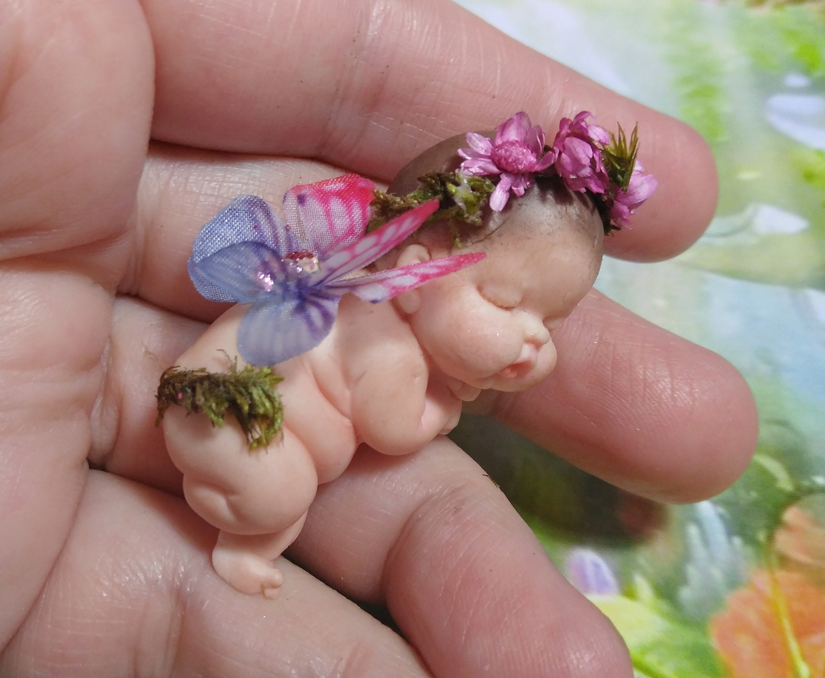 Fairy Garden Baby, Pixie Baby, Newborn Fairy, Fairy Winged