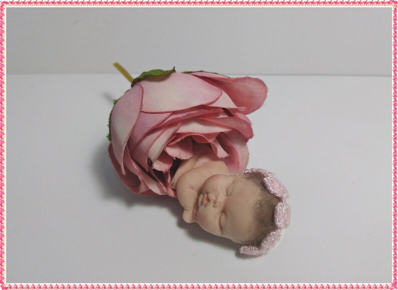 Miniature Baby Flower Baby Fairy Newborn Baby Flower Etsy