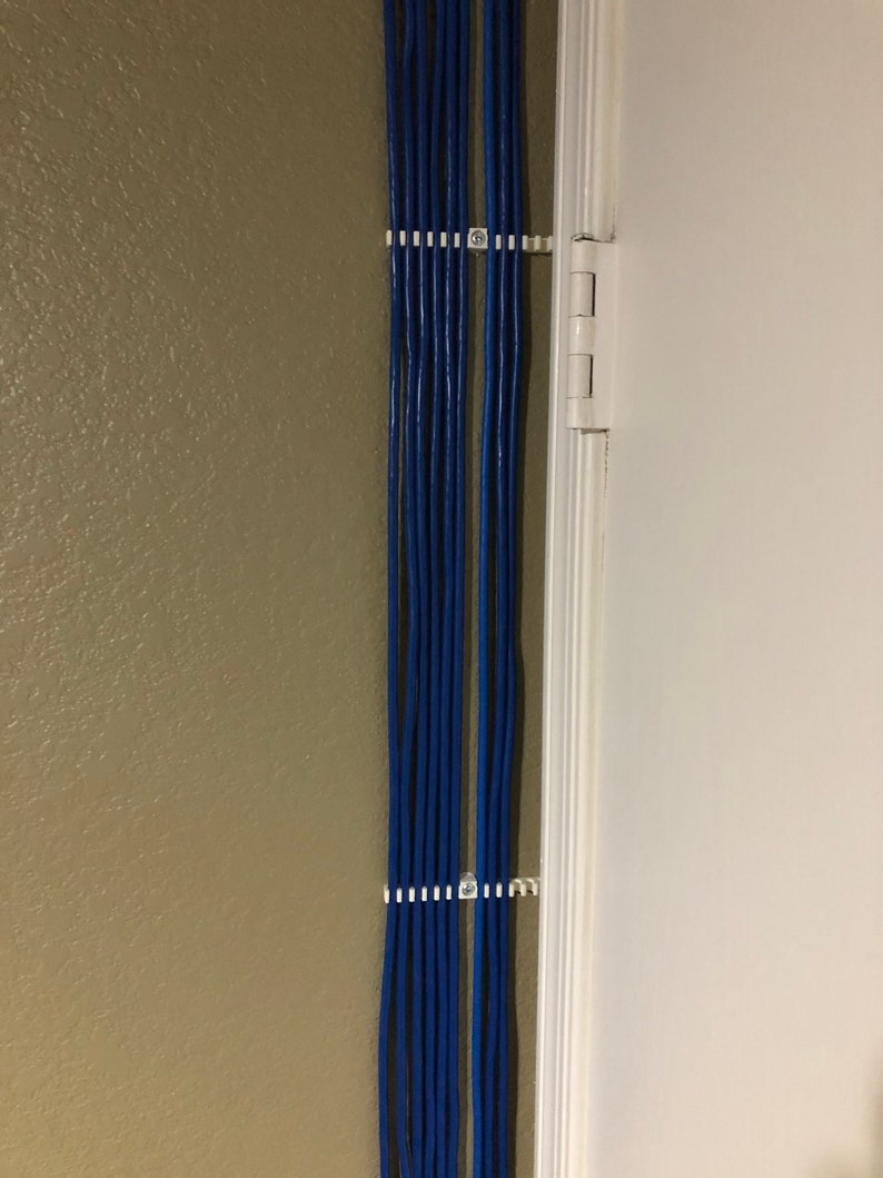 CAT6 Cable Comb Organizer Wall Mount Etsy