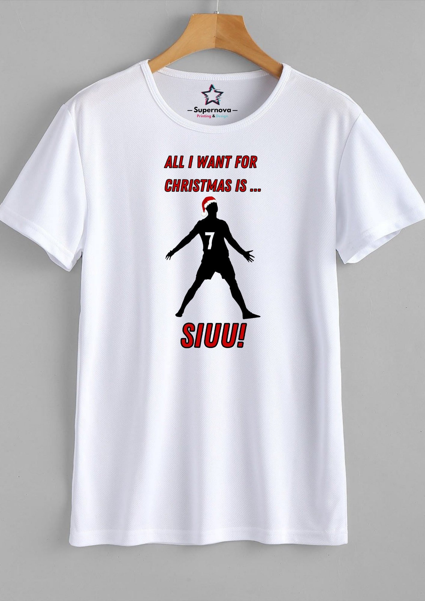 Cristiano Ronaldo Siuu Christmas T 