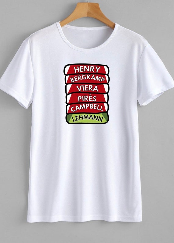 Arsenal Legends Invincibles T Shirt Etsy Arsenal Legends Invincibles T Shirt Etsy