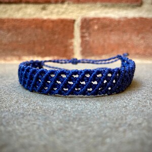 Custom Macrame Bracelet, Handmade with Waterproof Waxed String, Adjustable Unisex Jewelry - Dainty Lace - Strings By EJ