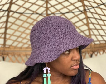 Textured Crochet Bucket Hat Pattern, Antonio Bucket Hat, Instant Download