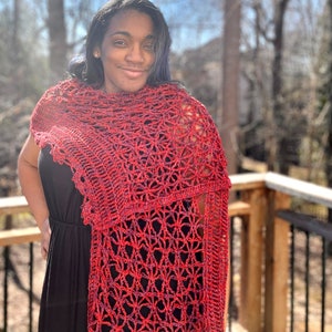 Instant Download Spring Forth Shawl Crochet Pattern image 4