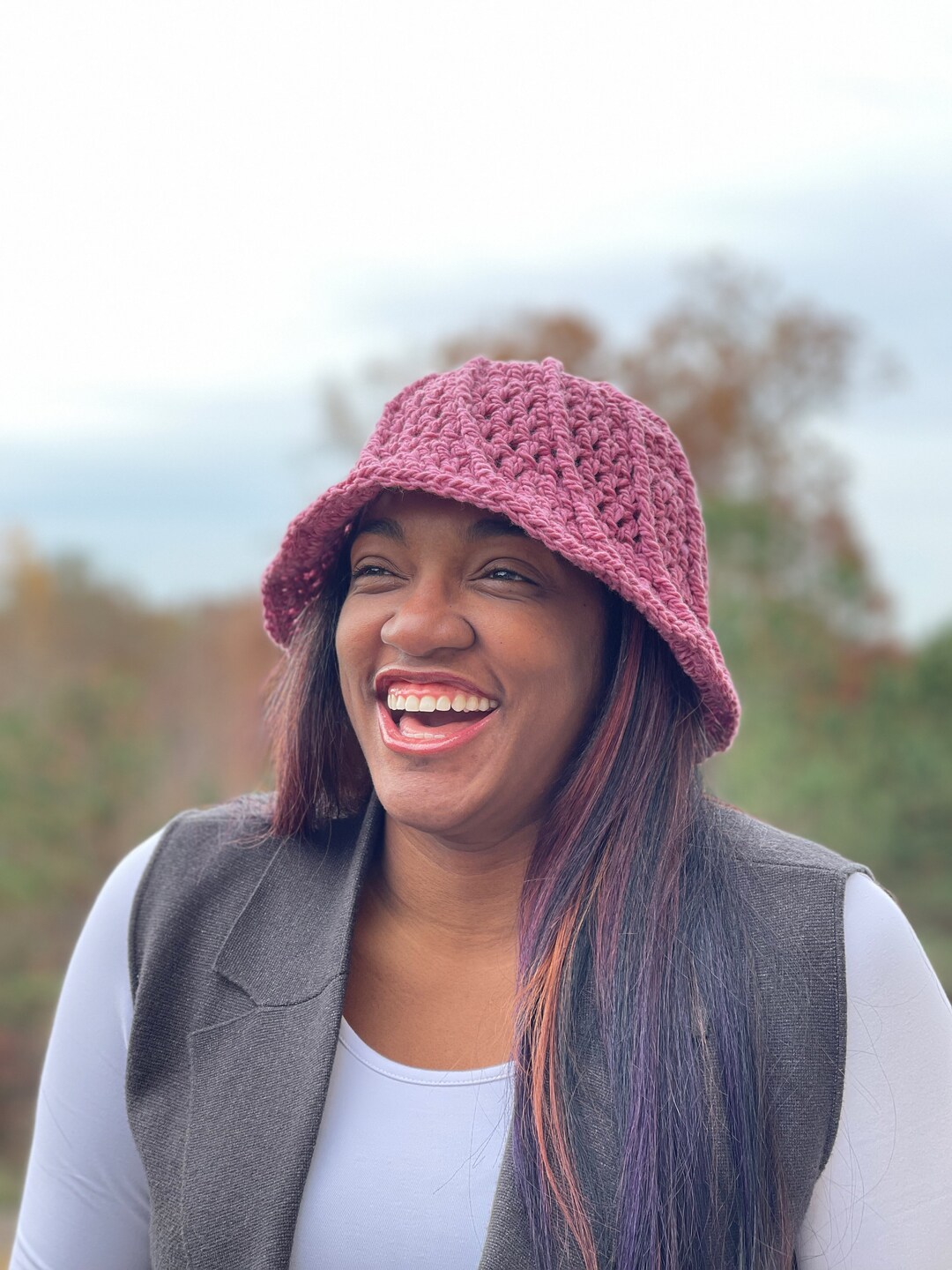 Chunky Crochet Hat Pattern, Crochet Bucket Hat Pattern, Crochet Beanie