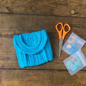 Simple Crochet Pouch, Crochet Pouch Pattern, Instant Download