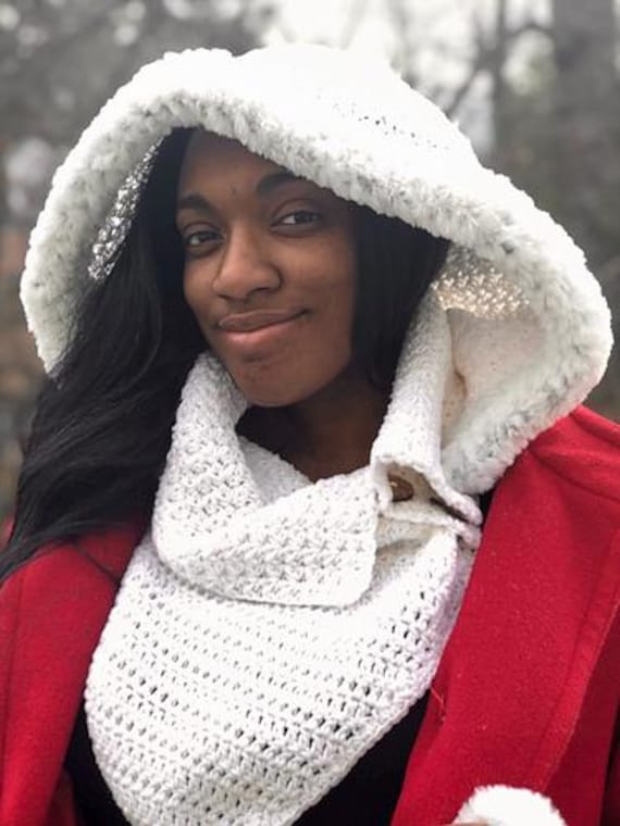 39 Crochet Button Patterns and Projects That Show Them Off 31 Crochet Hooded Cowl Pattern with Buttons