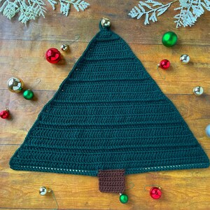 Crochet Tree Ornament Holder Pattern, Crochet Holiday Wall Decor Pattern, CreationsbyCourtney, Instant Download
