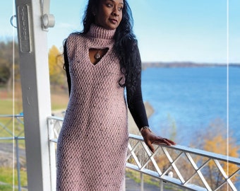 Crochet Sweater Dress Pattern, Unique Crochet Sweater Dress, Kiera Crochet Dress Pattern, instant Download