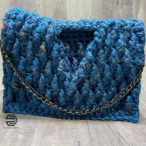Crochet Clutch Pattern, Unique Crochet Clutch Bag Pattern, Instant Download