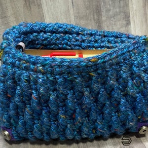 Crochet Clutch Bag Pattern: Kiera Bag with Triangle Flap (Instant Download) image 3