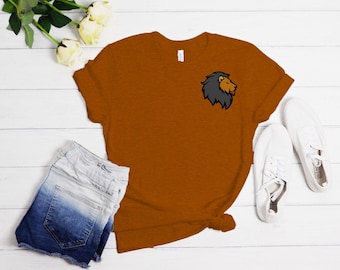 Lion Face Pocket Design T-shirt, Lion Head T shirt, Lion Face Unisex T-Shirt, Lion Head Tee Shirt, Tiger Face DesignTshirt