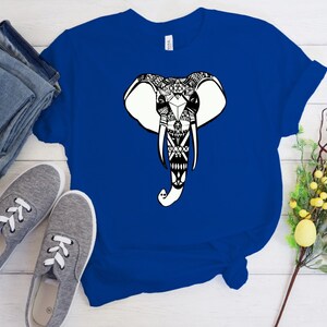 Elephant Trunk Tee shirt,  Elephant Trunk T shirt, Elephant women shirt, Animal lovers Tee shirt, Elephant Head Shirt, Animal shirt