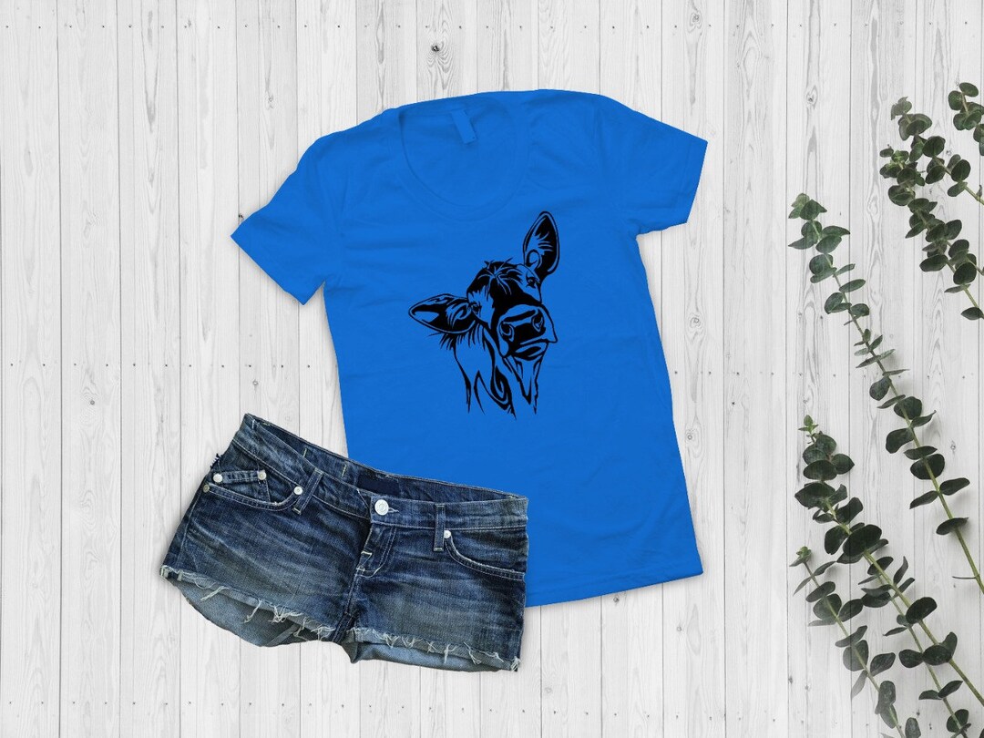 T-shirt de vache, t-shirt de vache mignon, t-shirt damoureux de vache