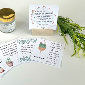 Scripture Cards, Love Theme Cards, Memorization, Download