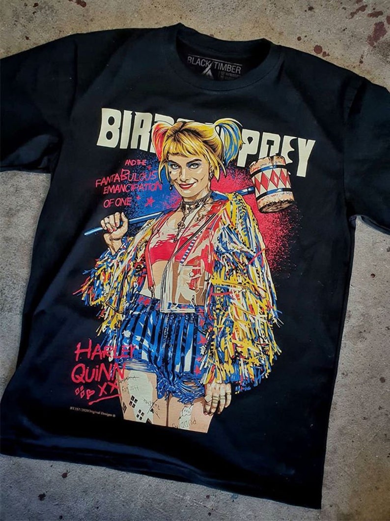 Harley Quinn shirt /Birds Of Prey t shirt | Etsy