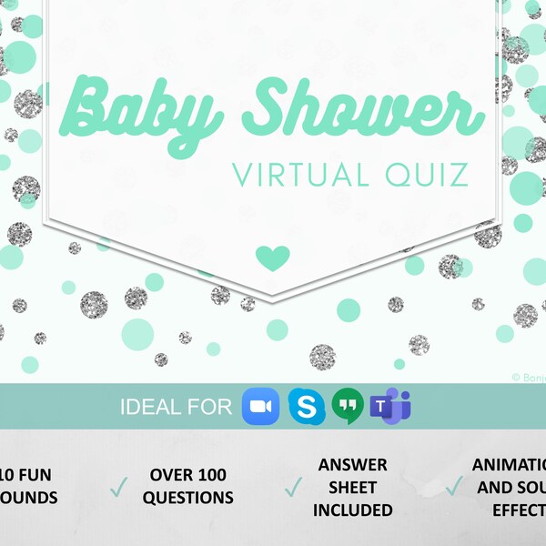 Baby Shower Quiz Etsy