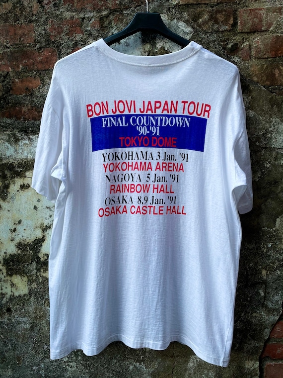 BON JOVI JAPAN TOUR FINAL '90-'91 Tシャツ L