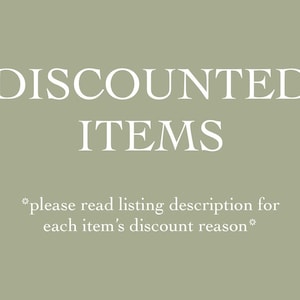 Discounted Items 1