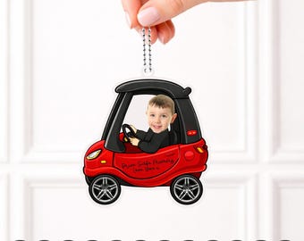 Personalised Drive Safe Photo Car Keyring