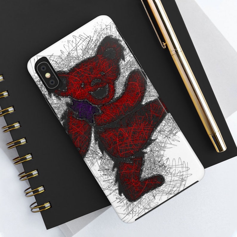 Grateful Dead Dancing Bear Case Mate Tough Phone Cases | Etsy