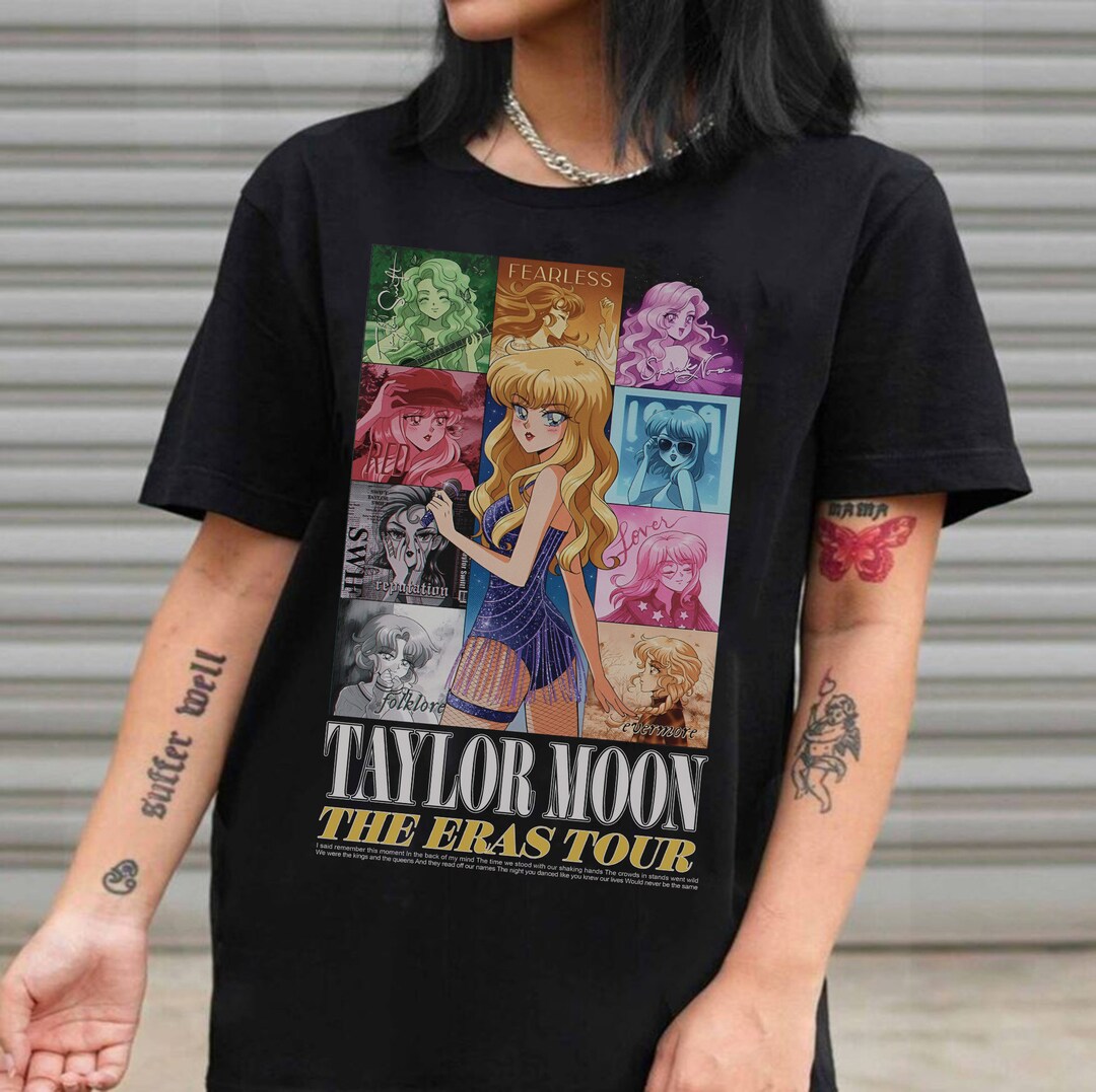 Tay-lor Moon the Eras Tour Png, Tay-lor Moon PNG Shirt, 1989 TV Png ...