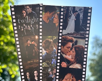 Twilight Movie Saga bookmarks / Team Edward / Team Jacob / Robert Pattinson / Photo strips Art Prints