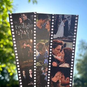 Twilight Movie Saga bookmarks / Team Edward / Team Jacob / Robert Pattinson / Photo strips Art Prints